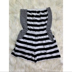 No Boundaries - Striped Romper